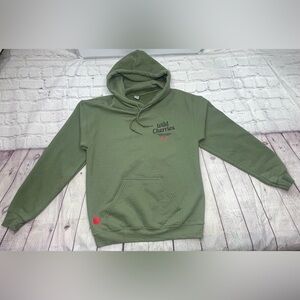 Wild Cherries Coffee House Truckee CA Olive Green Hoodie - Unisex Size S|P